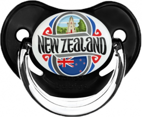 Bandera New Zeland Classic Piruleta Fisiológica Negra