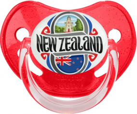 Bandera New Zeland Red Sequined Physiological Lollipop