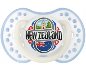 Bandera New Zeland lovi dynamic clásico blanco-cian