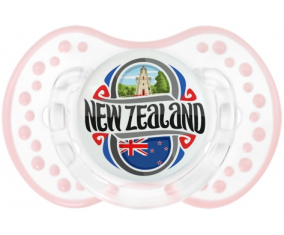 Bandera New Zeland lovi dynamic retro-blanco-rosa-tierno