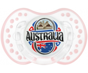 Flag Australia lovi dynamic clásico retro-blanco-rosa-tierno