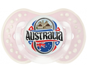 Flag Australia lovi dynamic clásico retro-rosa-tierno