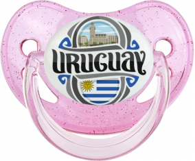 Bandera Uruguay Sucete Fisiológico Brillo Brillo Rosa