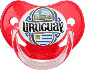 Bandera Uruguay Lentejuelas Rojas Suceto Fisiológico