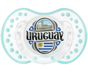Bandera Uruguay Tetine lovi dynamic clásico retro-laguna blanca