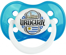 Bandera Uruguay Clásico Cian Anatómica Lollipop