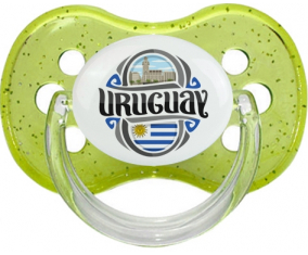 Bandera Uruguay Verde Lentejuelas Lollipop