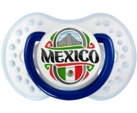Bandera México Lollipop lovi dynamic clásico azul marino-blanco-azul