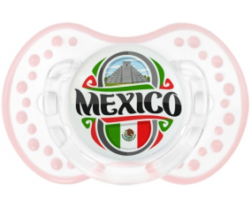 Flag México Lollipop lovi dynamic clásico retro-blanco-rosa-tierno