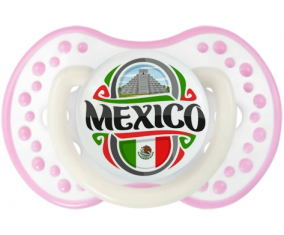 Bandera México lovi dynamic fosforescente blanco-rosa