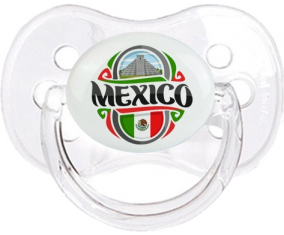 Bandera México Clásico Transparente Cereza Lollipop