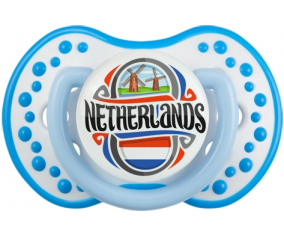 Bandera de Holanda lovi dynamic fosforescente azul-blanco