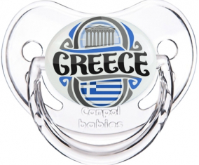 Bandera Grecia Clásico Transparente Fisiológico Tetin