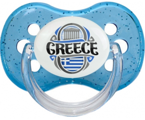 Bandera Grecia Sucete azul cereza lentejuelas