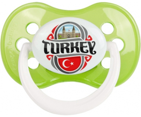 Bandera Turquía Clásico Verde Anatómico Lollipop