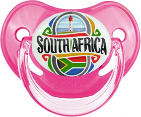 Bandera Sudáfrica clásica rosa piruleta fisiológica