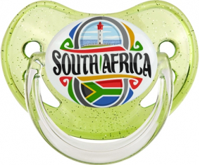 Bandera Sudáfrica Lentejuelas Verde Pirología Lollipop