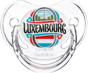 Bandera Luxemburgo Clásico Transparente Piruleta Fisiológica