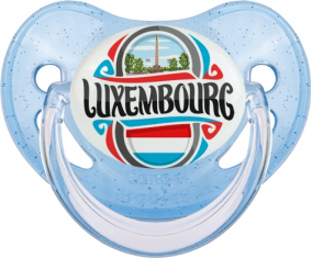Bandera Luxemburgo Lentejuelas Azules Piruleta Fisiológica