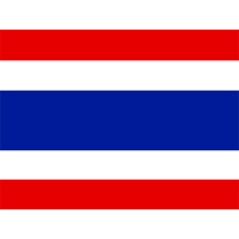 Bandera Oficial de Tailandia, ideal para personalizar artículos de bebé como chupetes y bodis en chupete-bebe.com.
