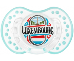 Bandera Luxemburgo Lollipop lovi dynamic clásico retro-laguna blanca