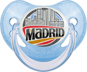 Ciudad de Madrid Tétine Brillo azul fisiológico