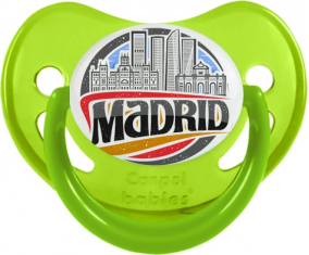 Ciudad de Madrid Fisiológica Tetina Fosforescente Verde