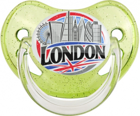 Suceto verde lentejuelas naturales de la Ciudad de Londres