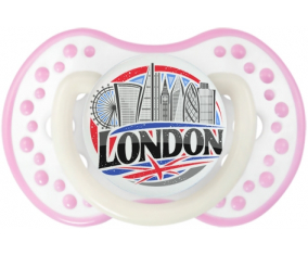 La ciudad de Londres Tetine lovi dynamic blanco rosa fosforescente