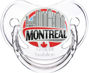 Lollipop fisiológico transparente clásico de la ciudad de Montreal