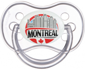Ciudad de Montreal Anatómica Tetina Clásica Transparente