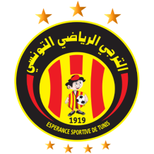 Logo de Espérance sportive de Tunis, ideal para bodis y accesorios de bebé, perfecto para los pequeños aficionados.