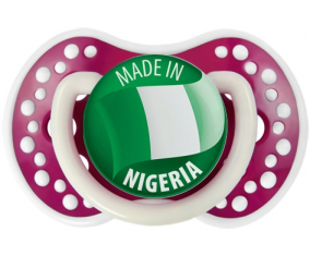 Fabricado en NIGERIA Fuchsia fosforescente