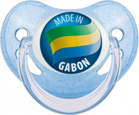 Hecho en lentejuelas azules GABON