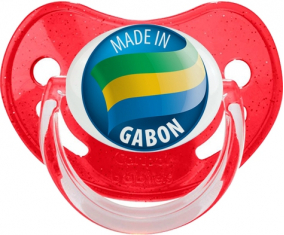 Hecho en lentejuelas rojas GABON