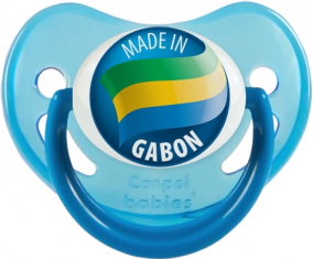 Hecho en gabón fosforescente azul