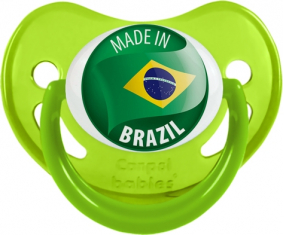 Hecho en BRASIL Fosforescente Verde