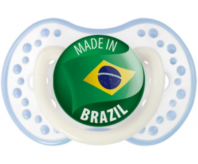 Hecho en BRASIL Clásico Blanco-cian