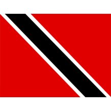 Bandera Oficial de Trinidad y Tobago, ideal para personalizar artículos de bebé como chupetes y bodis en chupete-bebe.com.