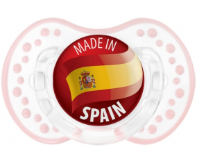 Hecho en ESPAÑA Retro-blanco-rosa-tierno clásico