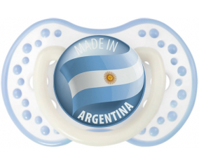 Hecho en ARGENTINA Clásico Blanco-cian
