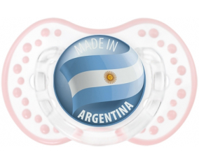 Hecho en ARGENTINA Retro-blanco-rosa-tierno clásico