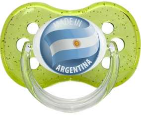 Hecho en ARGENTINA Verde lentejuelas