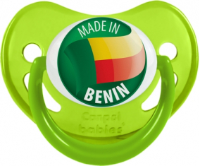 Hecho en BENIN Fosforescente Verde