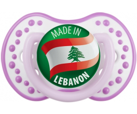 Fabricado en LEBANON Classic White-Mauve