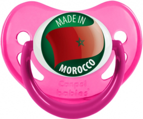 Hecho en MARRUECOS Rosa fosforescente