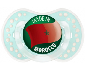 Hecho en MARRUECOS Retro-turquesa-lagon clásico