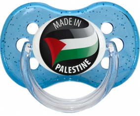 Hecho en PALESTINA Lentejuelas azules