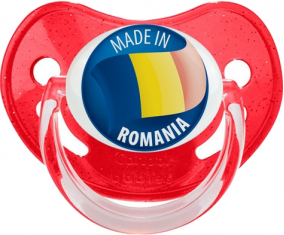 Hecho en RUMANIA Rojo con lentejuelas