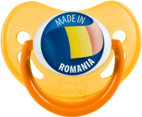 Fabricado en RUMANIA Amarillo fosforescente